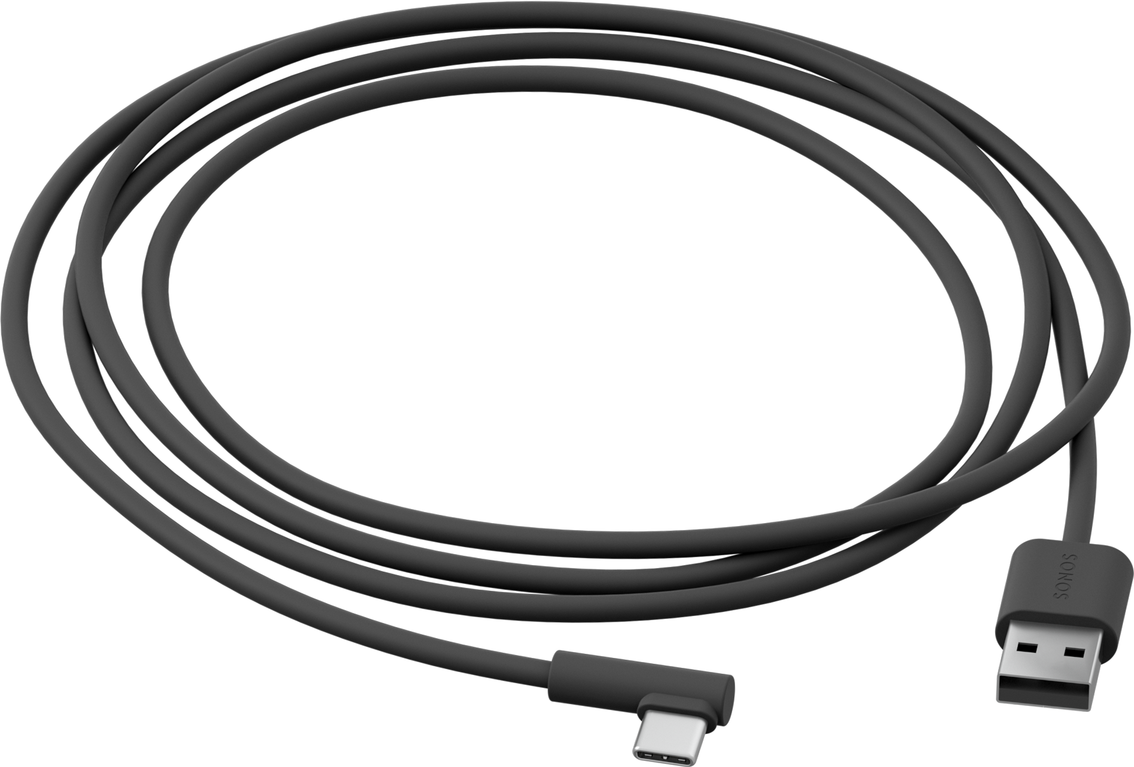 Câble de charge USB-A vers USB-C pour le Sonos Roam en shadow noir