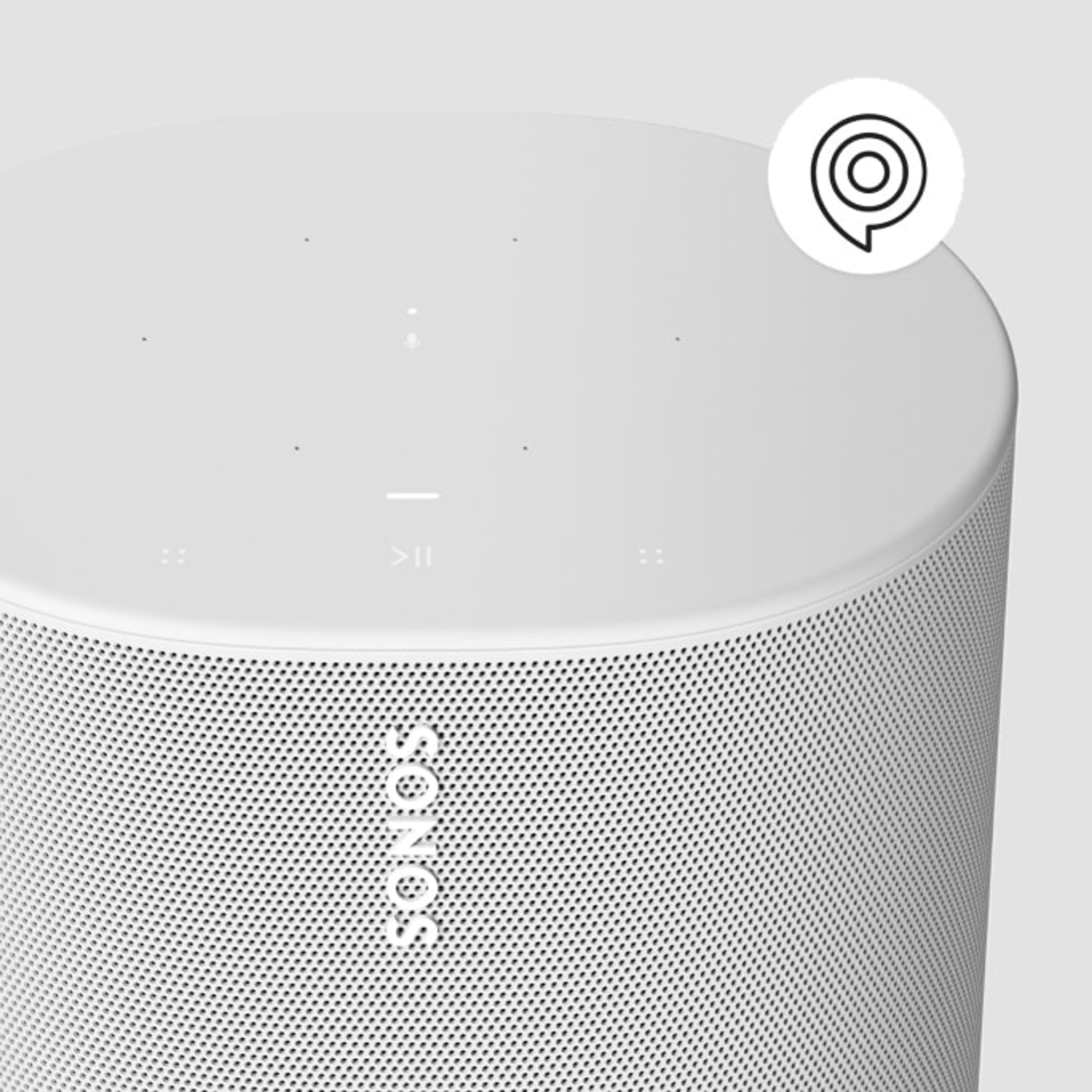Sonos Move mit Sonos Voice Control Symbol