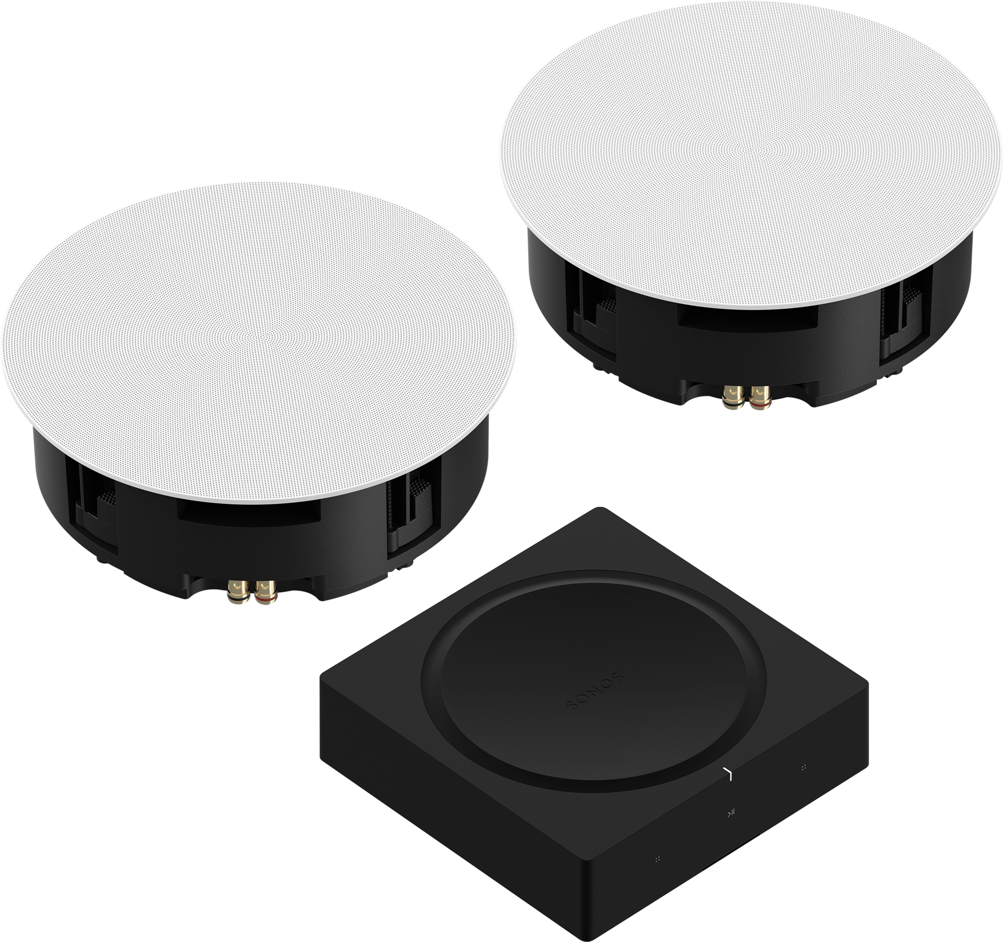 Amp with 8-inch In-Ceiling Speaker Set