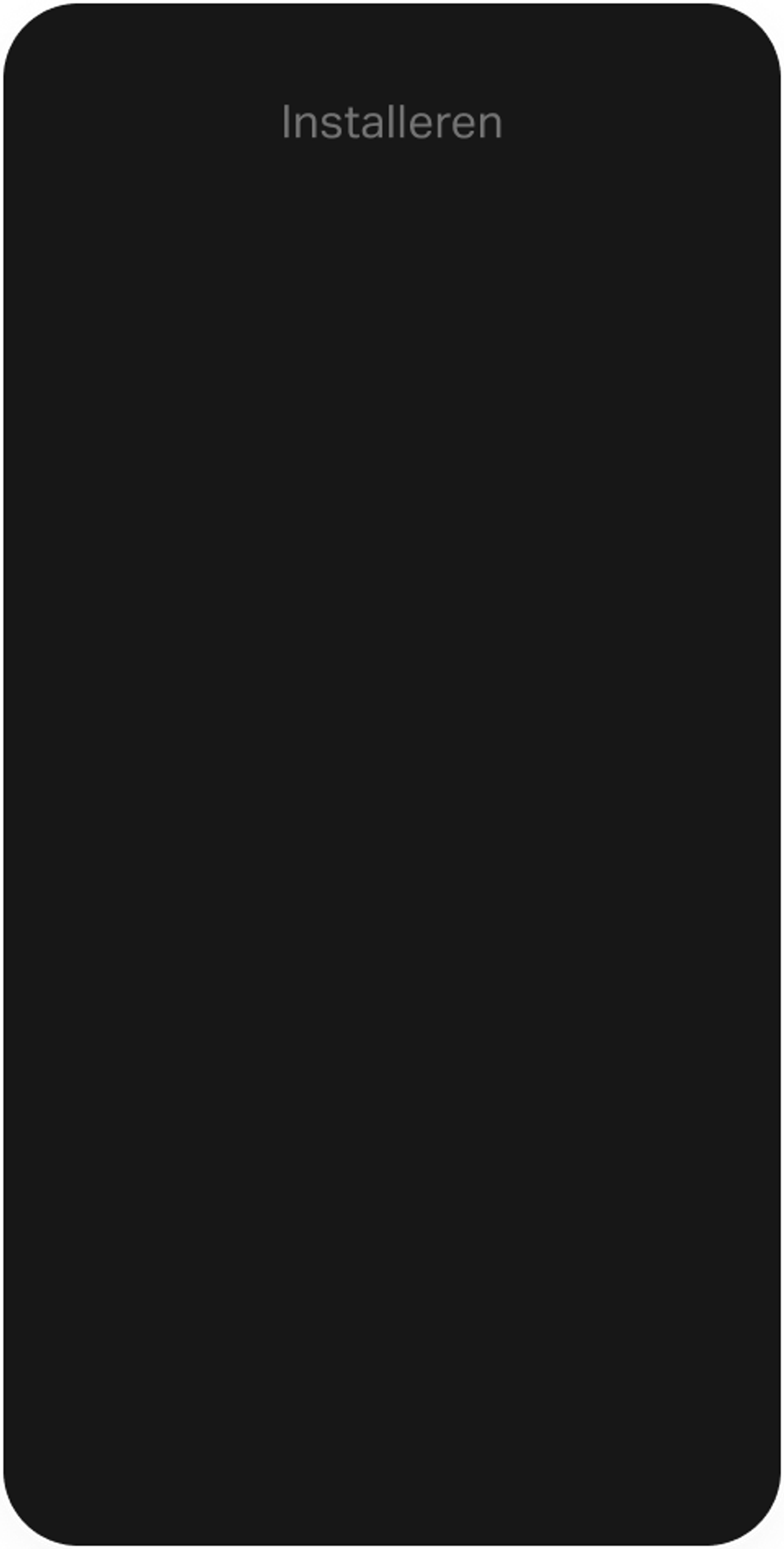 Blanco iPhone-installatie