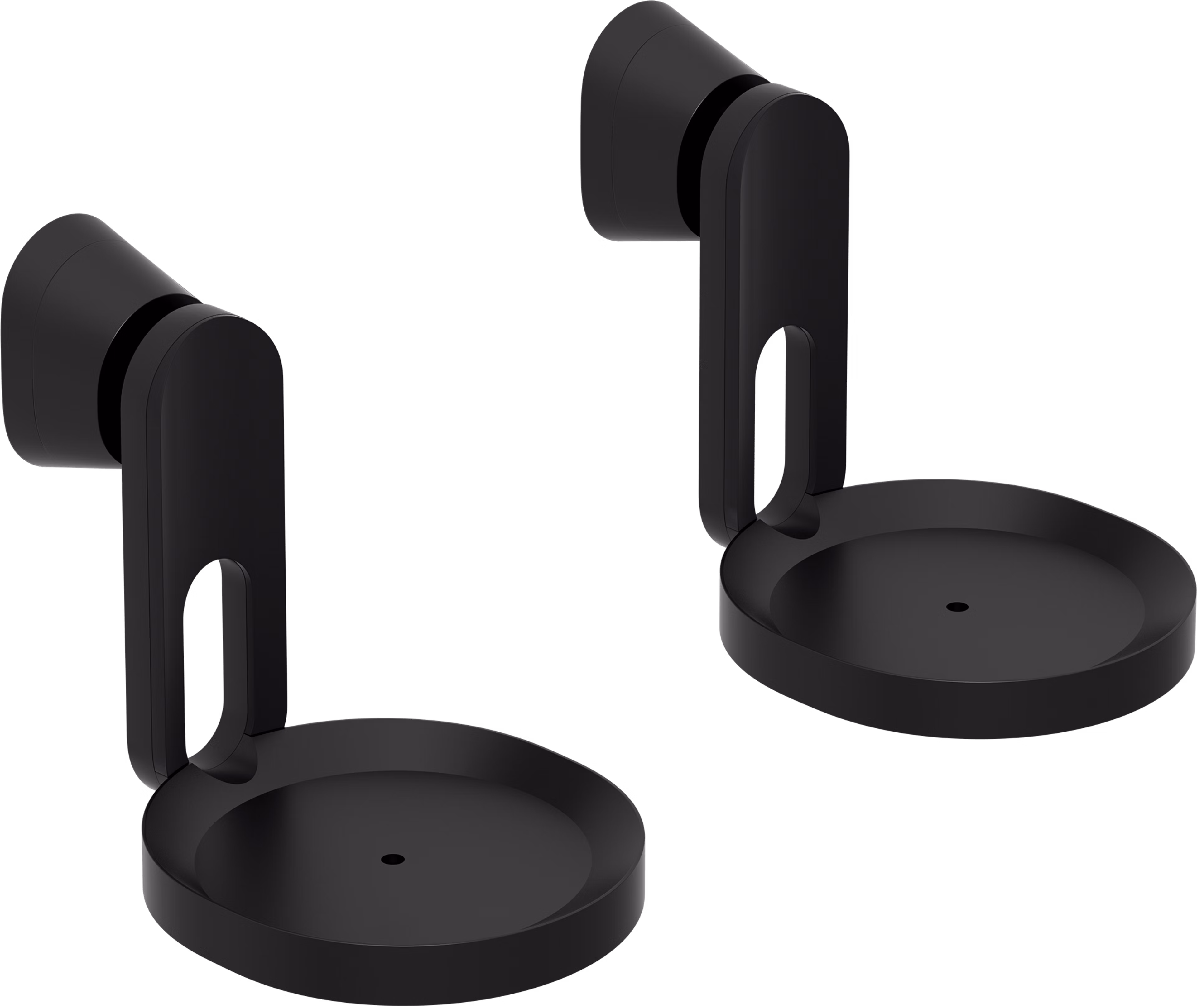 Dos soportes de pared para Sonos Era 100 en negro