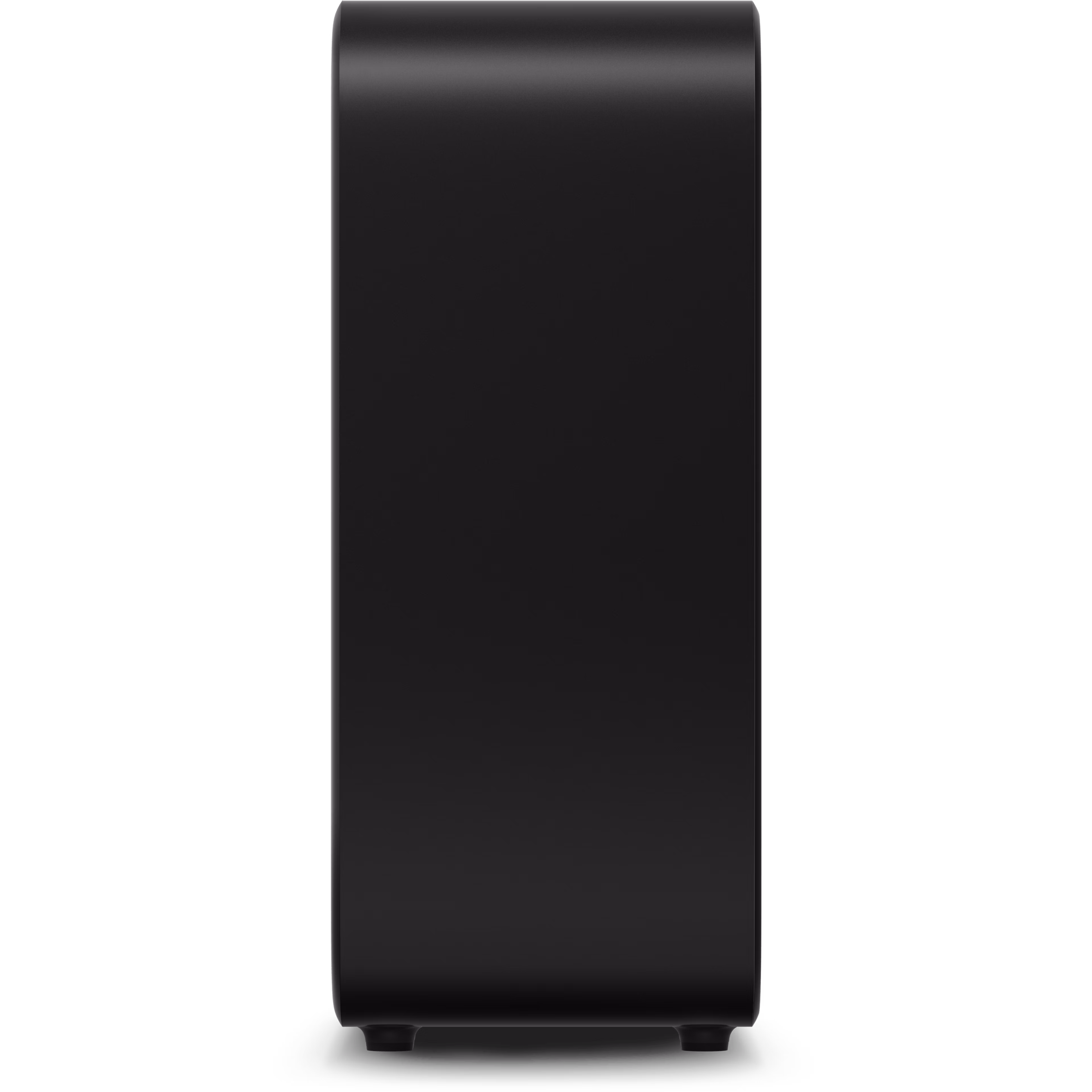 Côté droit d'un Sonos Sub 4 noir