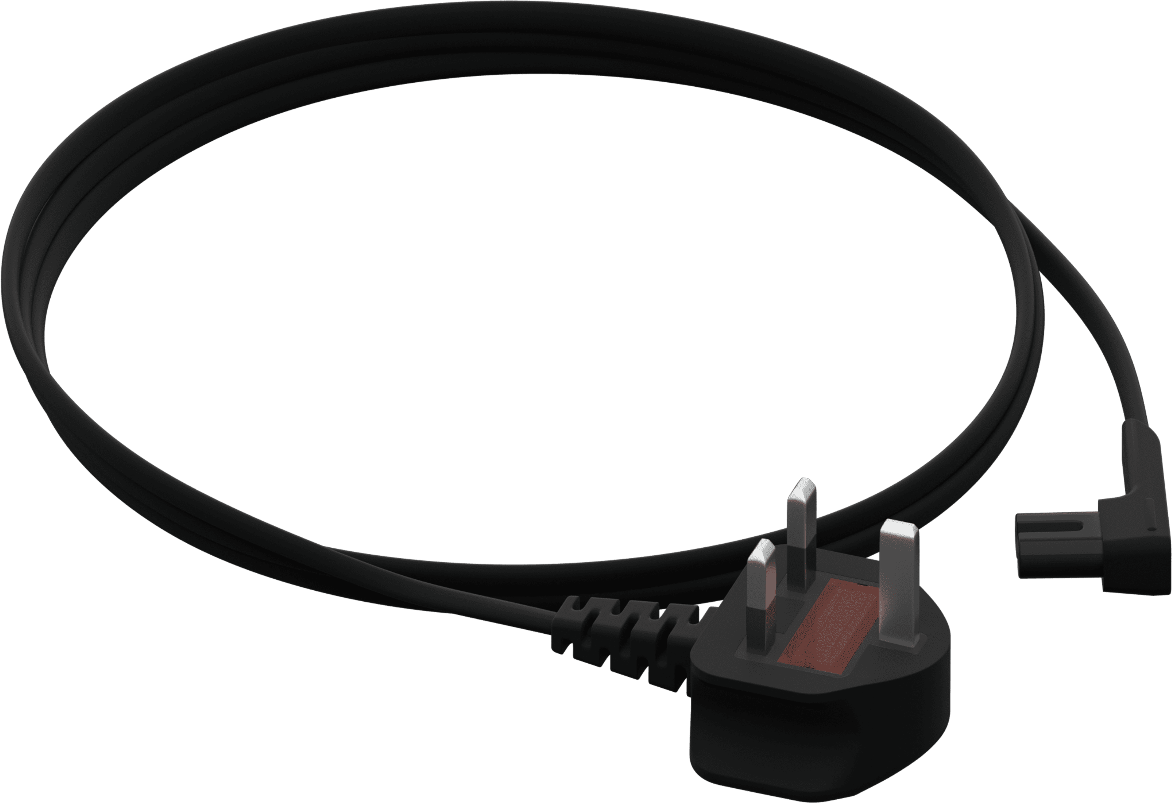 Angled Power Cable Standard black