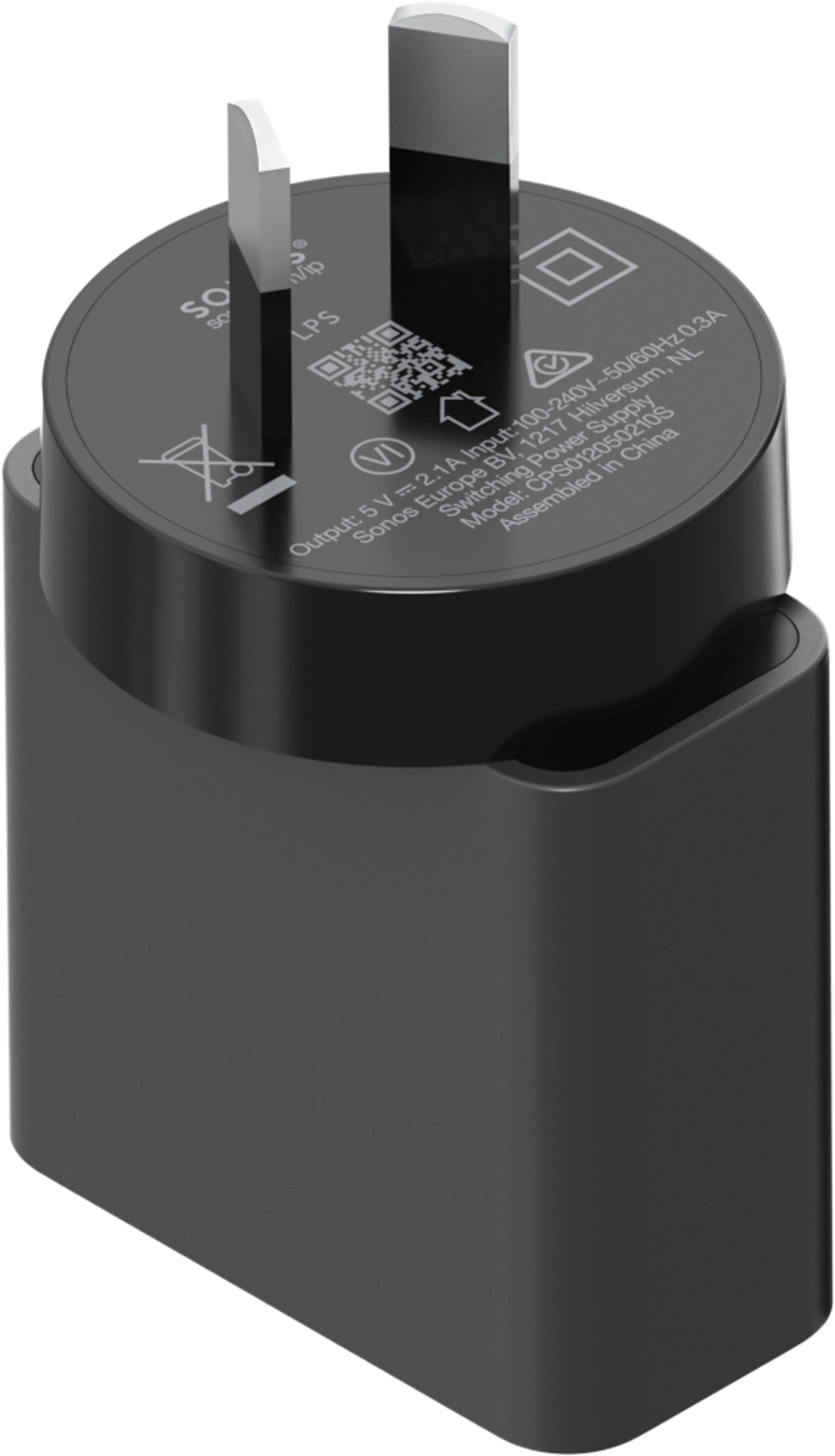 Roam 10W USB power adapter shadow black